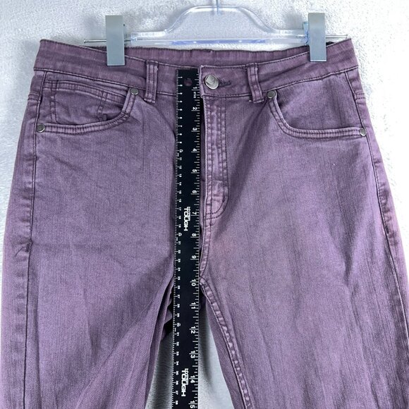 Bench Skinny Jeans Women's Size 31 Mid Rise Five Design Pockets Light Purple - Picture 8 of 12